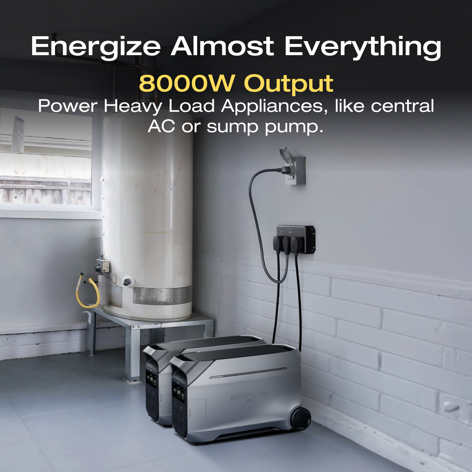 EcoFlow DELTA Pro 3 4000Wh Smart Power Station for Home Back-up Refurbished