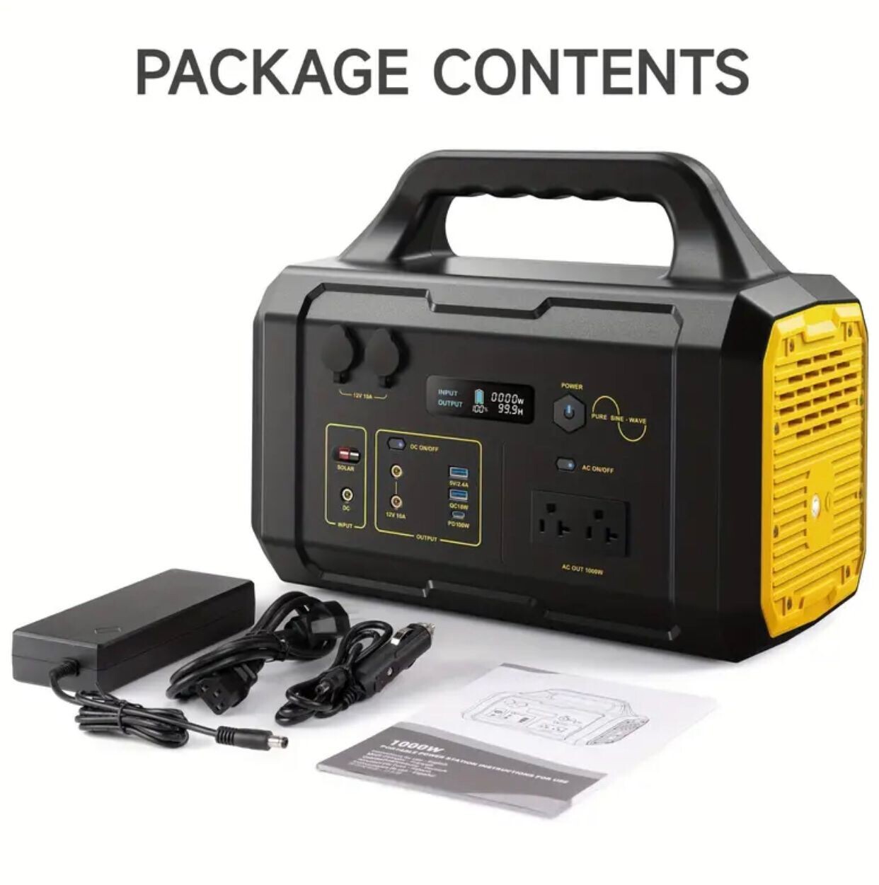 1000W Portable Power Station FlashFish-1075Wh