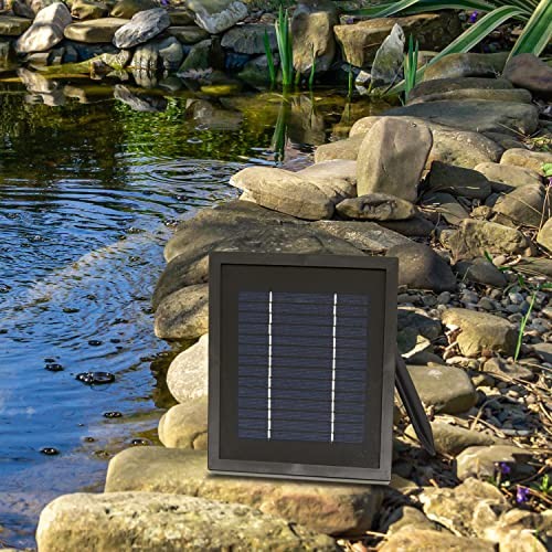 SUNNYDAZE DECOR SOLAR PUMP PANEL KIT WITH BATTERY PACK AND LIGHT – AMP-P022C