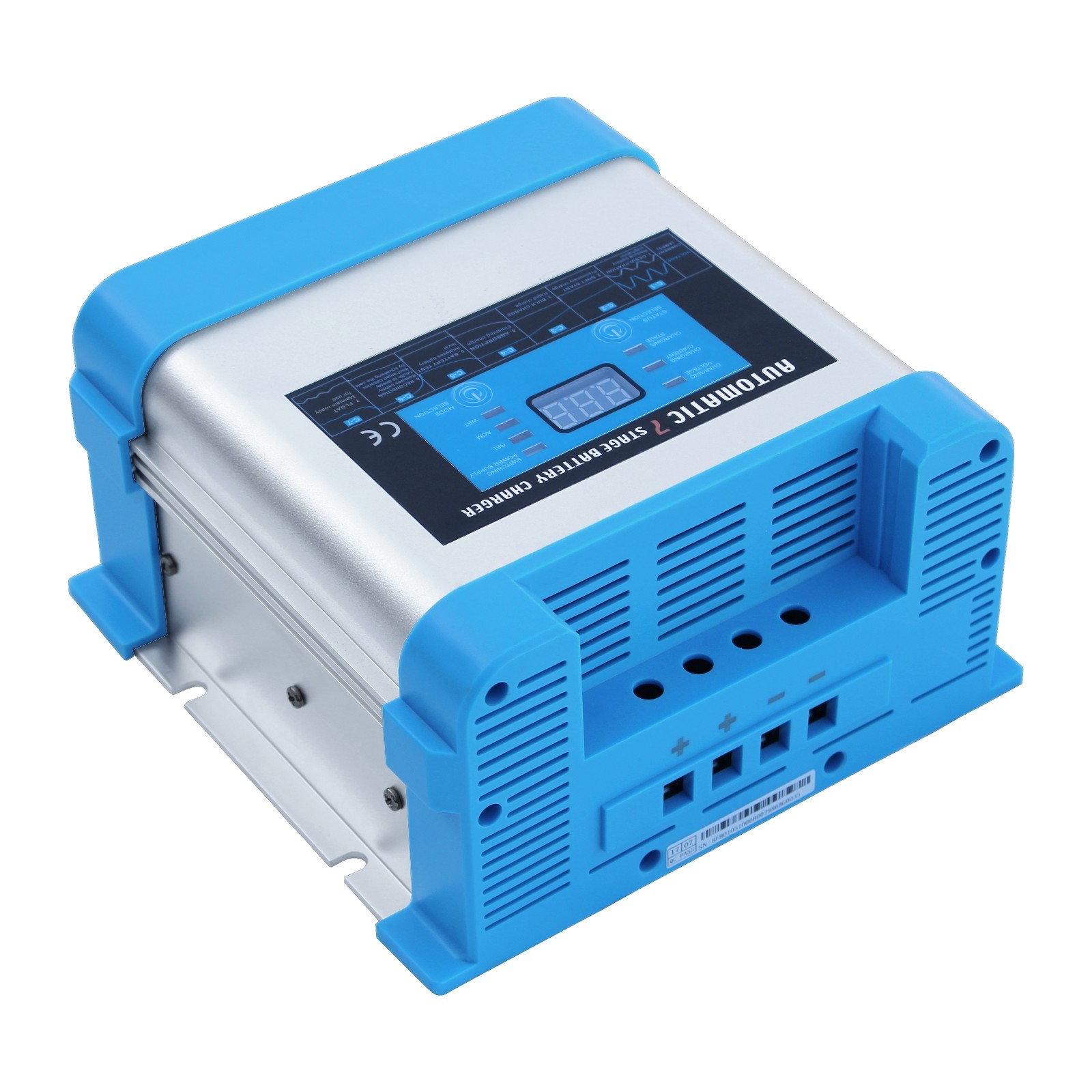 20A 12V Intelligent Automatic Multi-stage Mains Battery Charger with LCD display