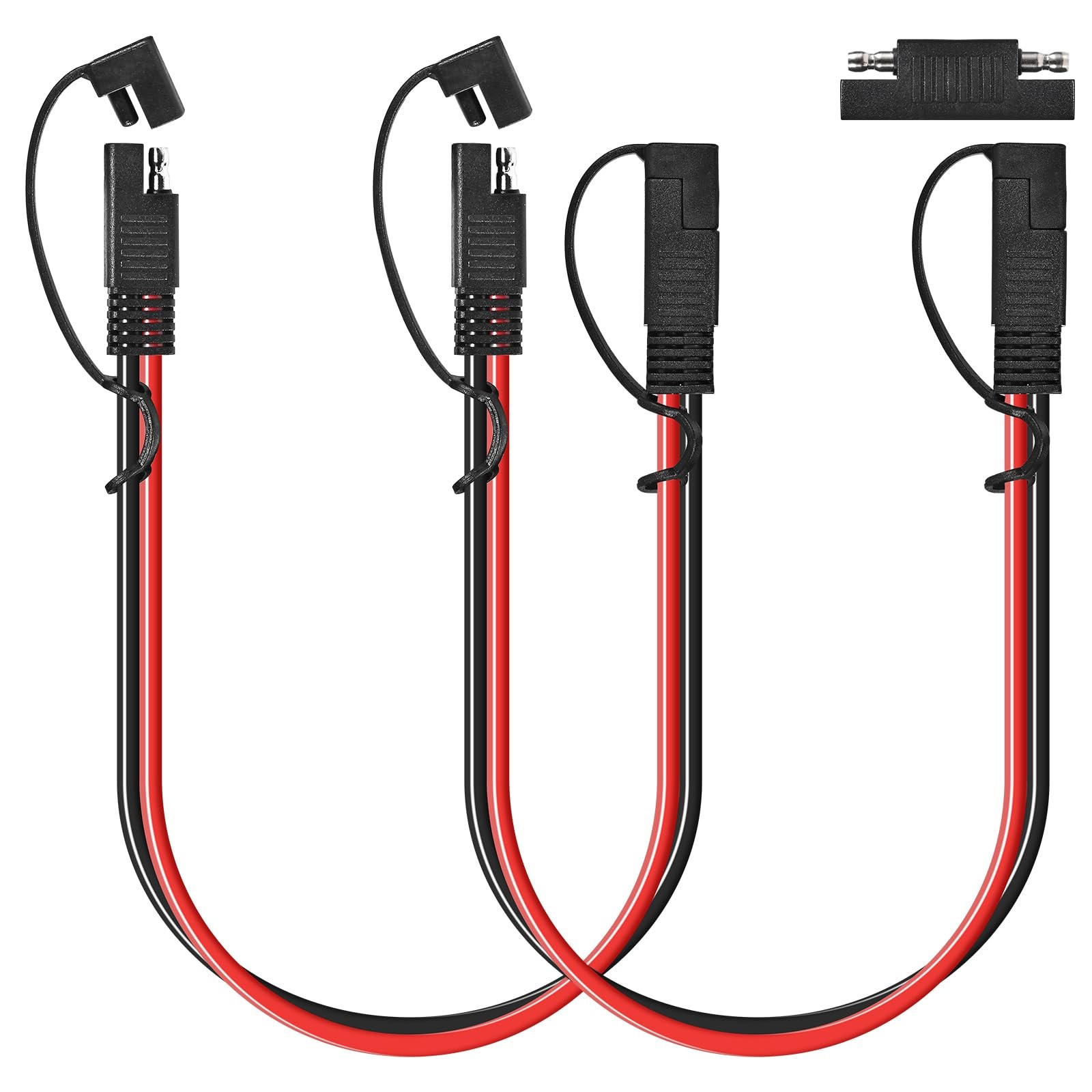 Usngsny 2-Pack 2 Pin Quick Disconnect Polarized Wire Harness, 1FT 10AWG SAE C…