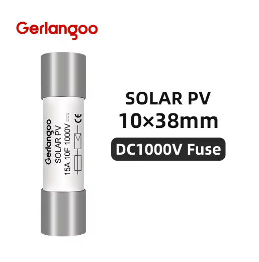 2P DC Solar Fuse Holder 10x38mm 1000V 6A-32A for PV System