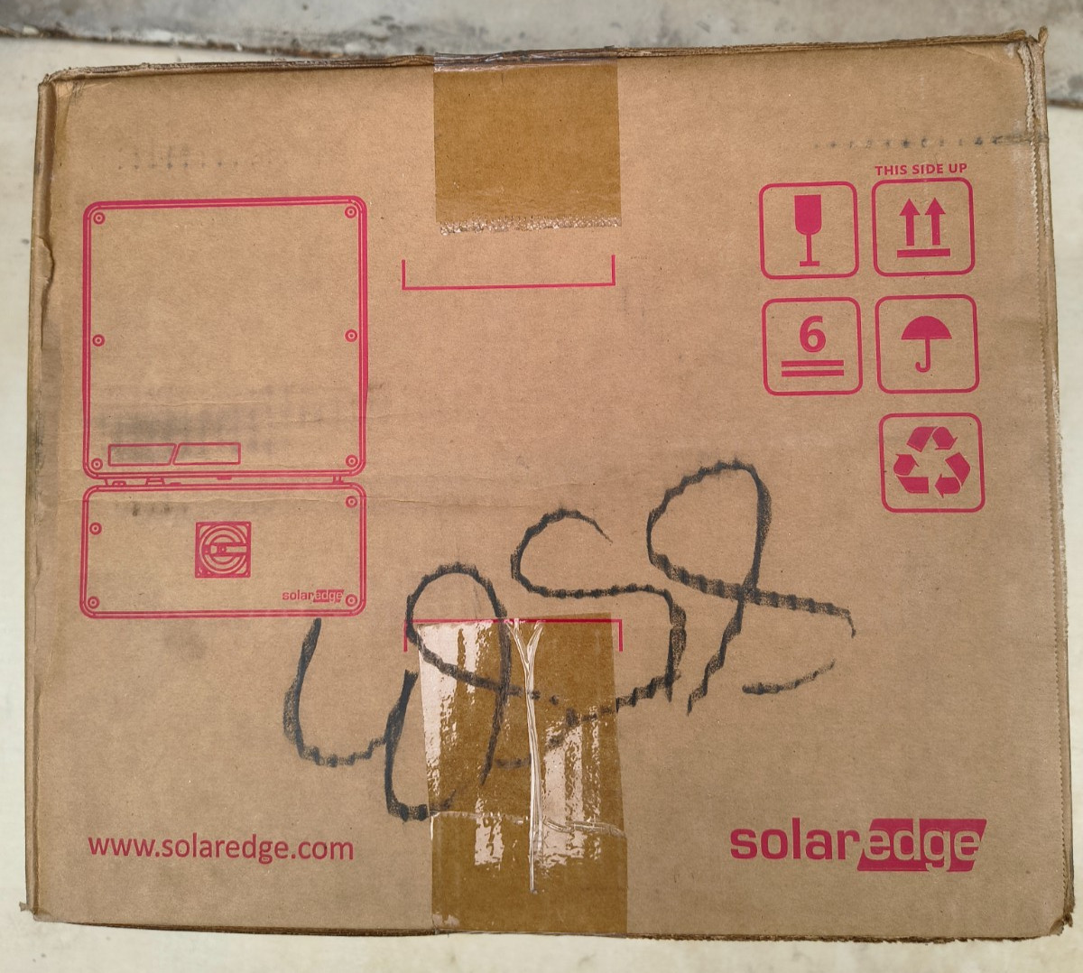 New sealed SolarEdge SE6000H-US Single Phase Home Hub Inverter with HD-Wave