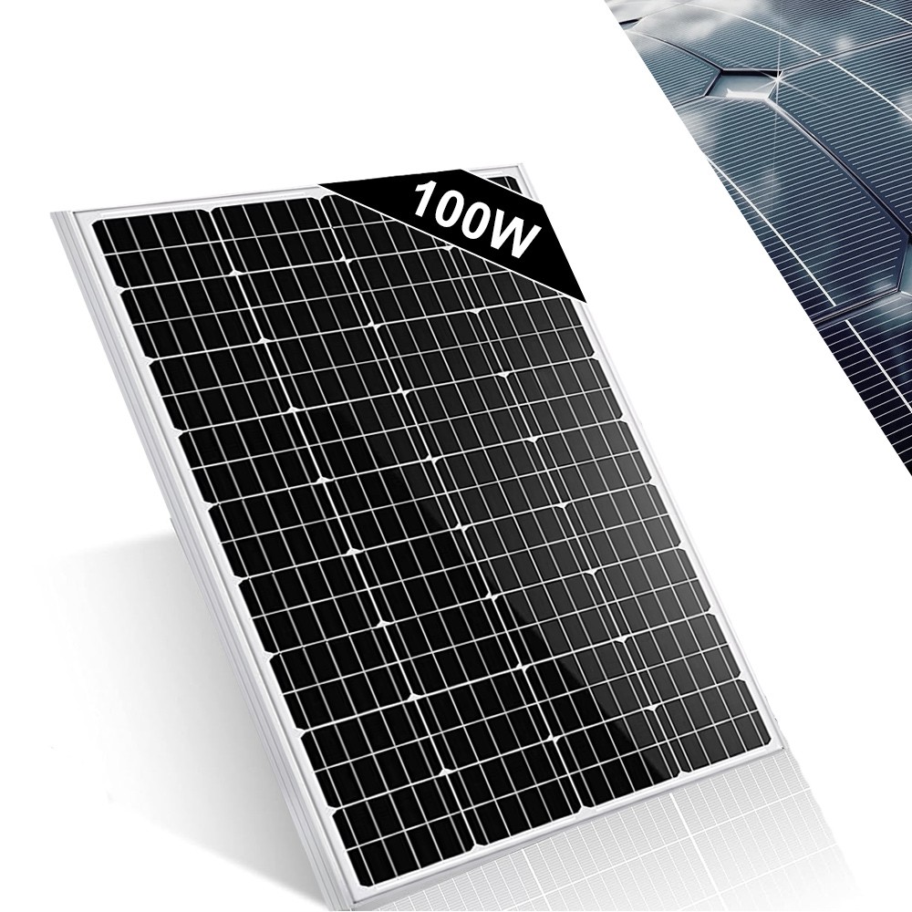 100W Solar Panel Kit 12V Mono for Battery Charger with Controller Caravan Boat