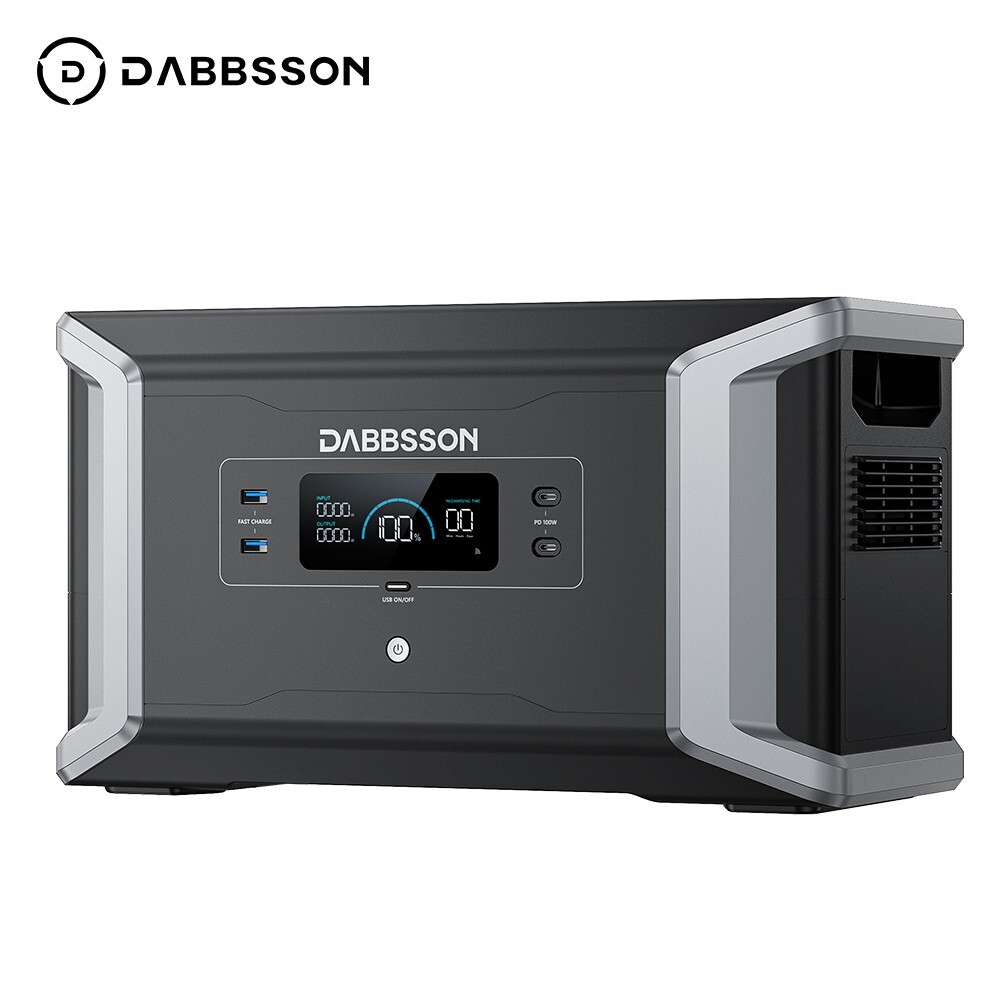 🔥3072Wh 2400W Portable Power Station DBS1000Pro with Expanable Battery Dabbsson
