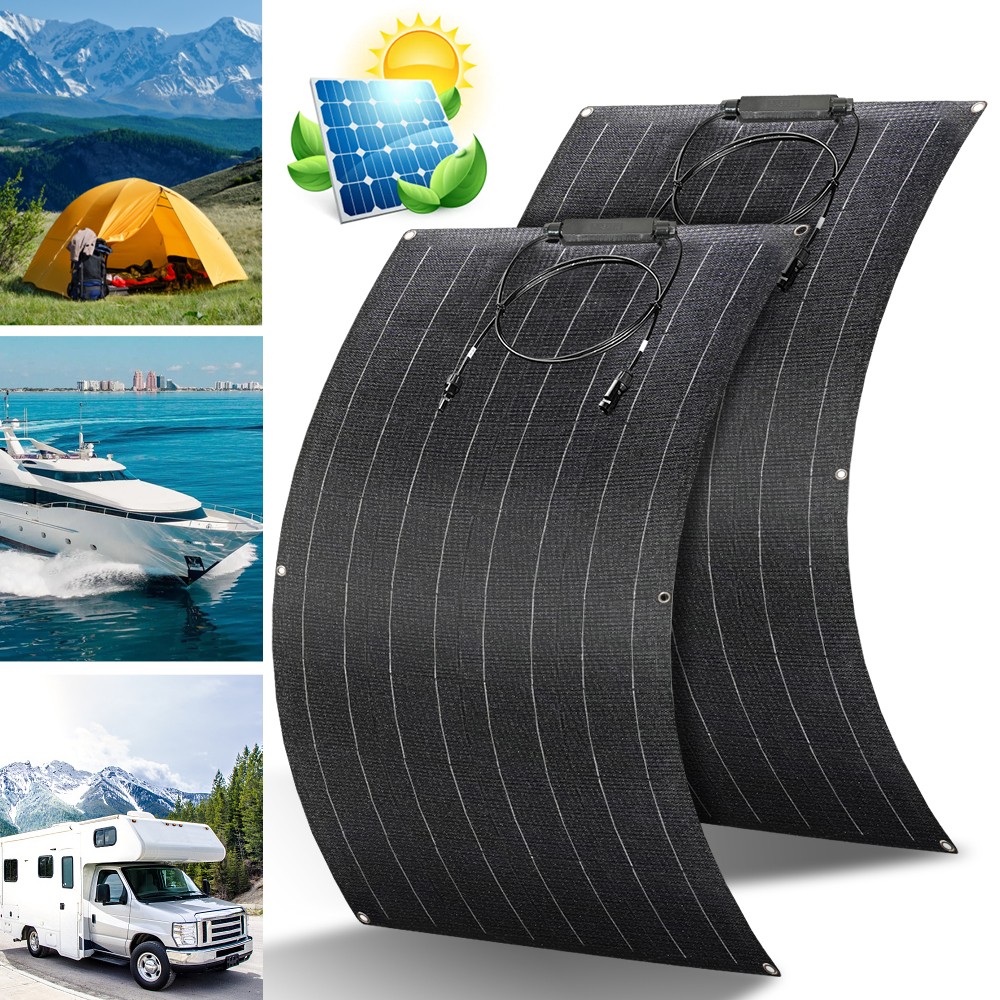 300W 600W Watt 18V Portable Flexible Solar Panel for RV Camping Off-Grid Rooftop