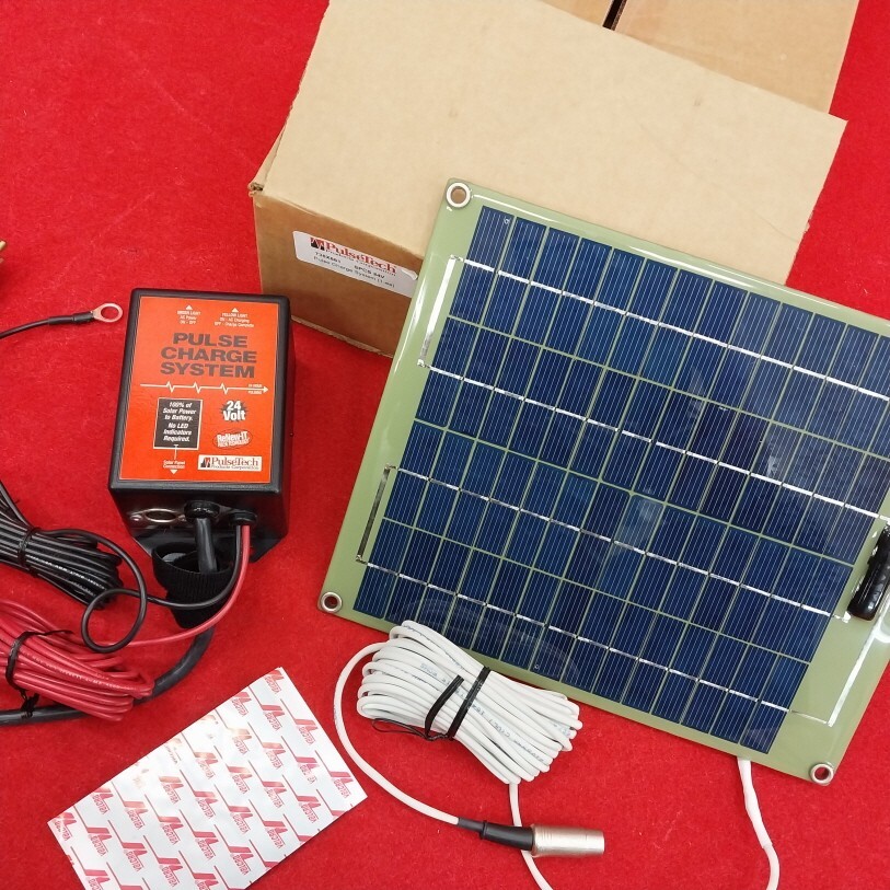 PulseTech 24V Battery Charger System with Solar Panel 6W(SPCS 24V)