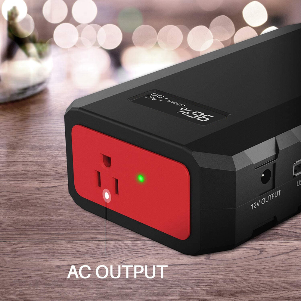 65W Portable Power Station Phone Fast Charger AC DC Battery Bank Solar Generator