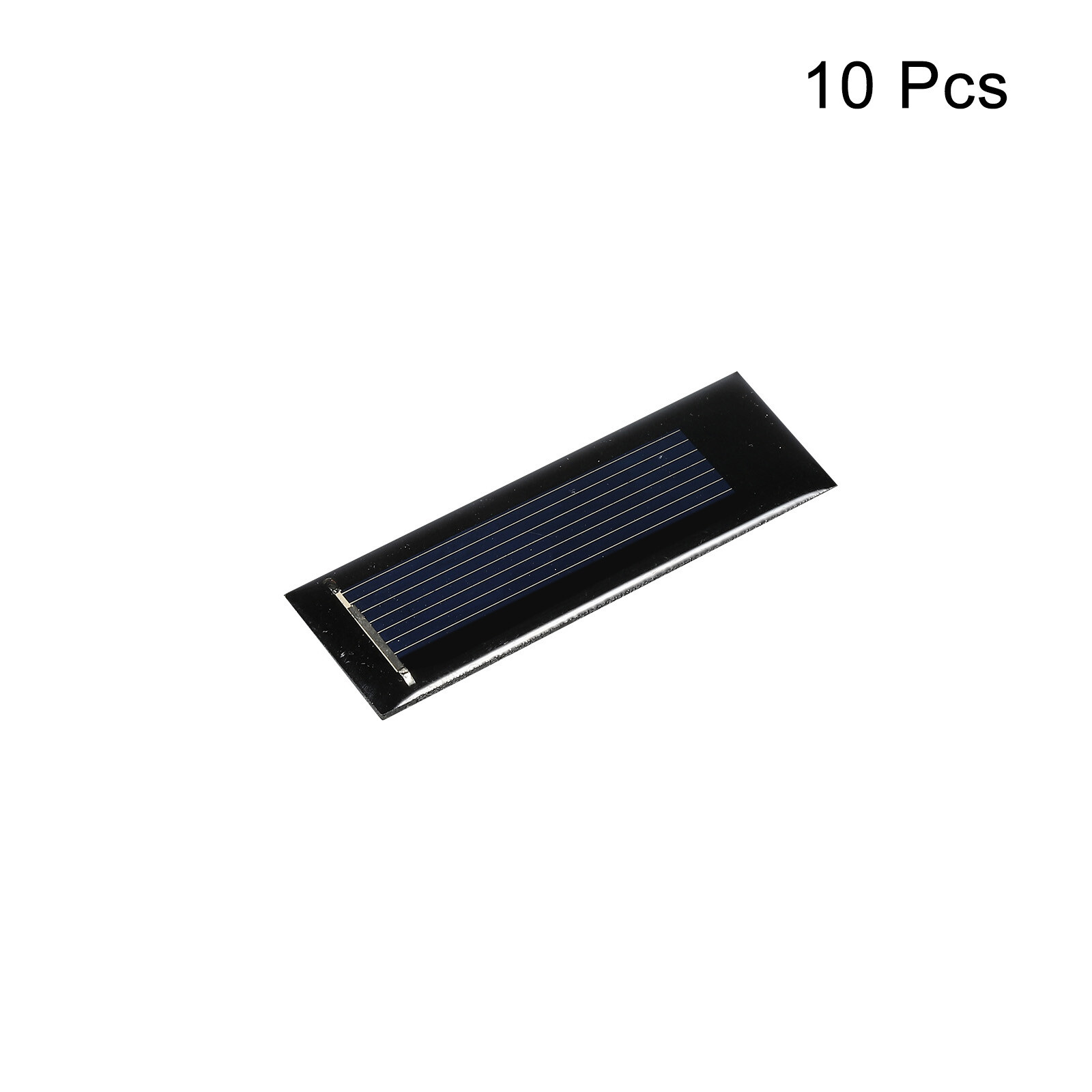 Mini Solar Panel Cell 0.5V 160mA 0.08W 53mm x 18mm for DIY Project Pack of 10