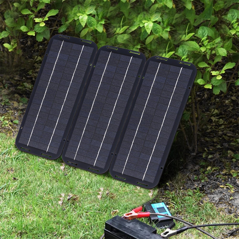 30W 12V Solar Panel Trickle Charger Battery Charger Kit Maintainer For Boat RV