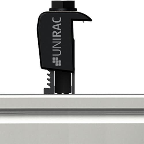 UniRac Solar Mount End Clamps AF 30-46mm Dark Finish 302050D (Lot of 4)