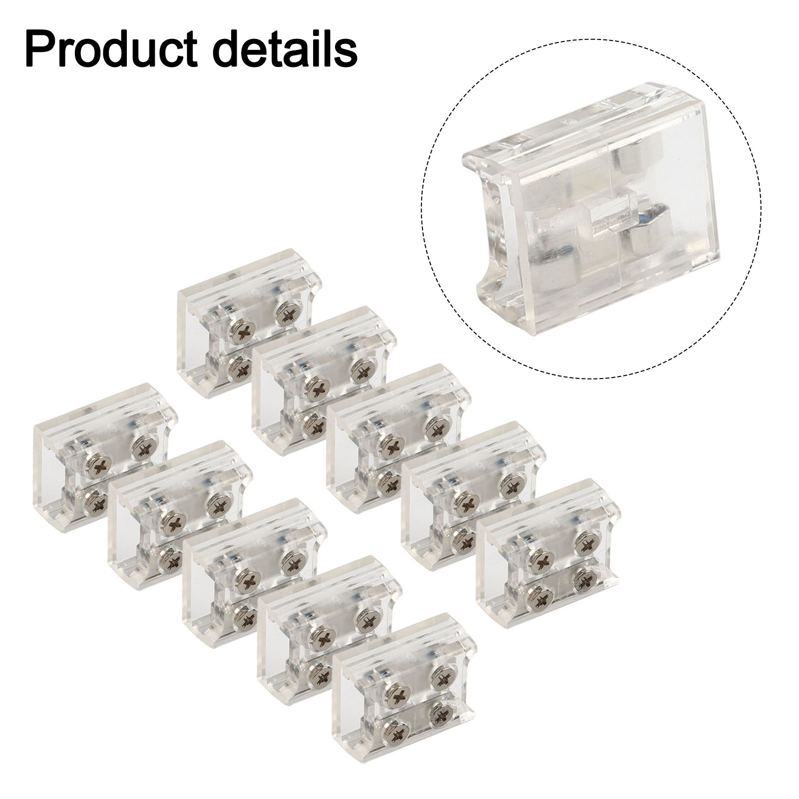 Simplified Setup with Ten Reliable Screw Type Connectors for Your LEDs