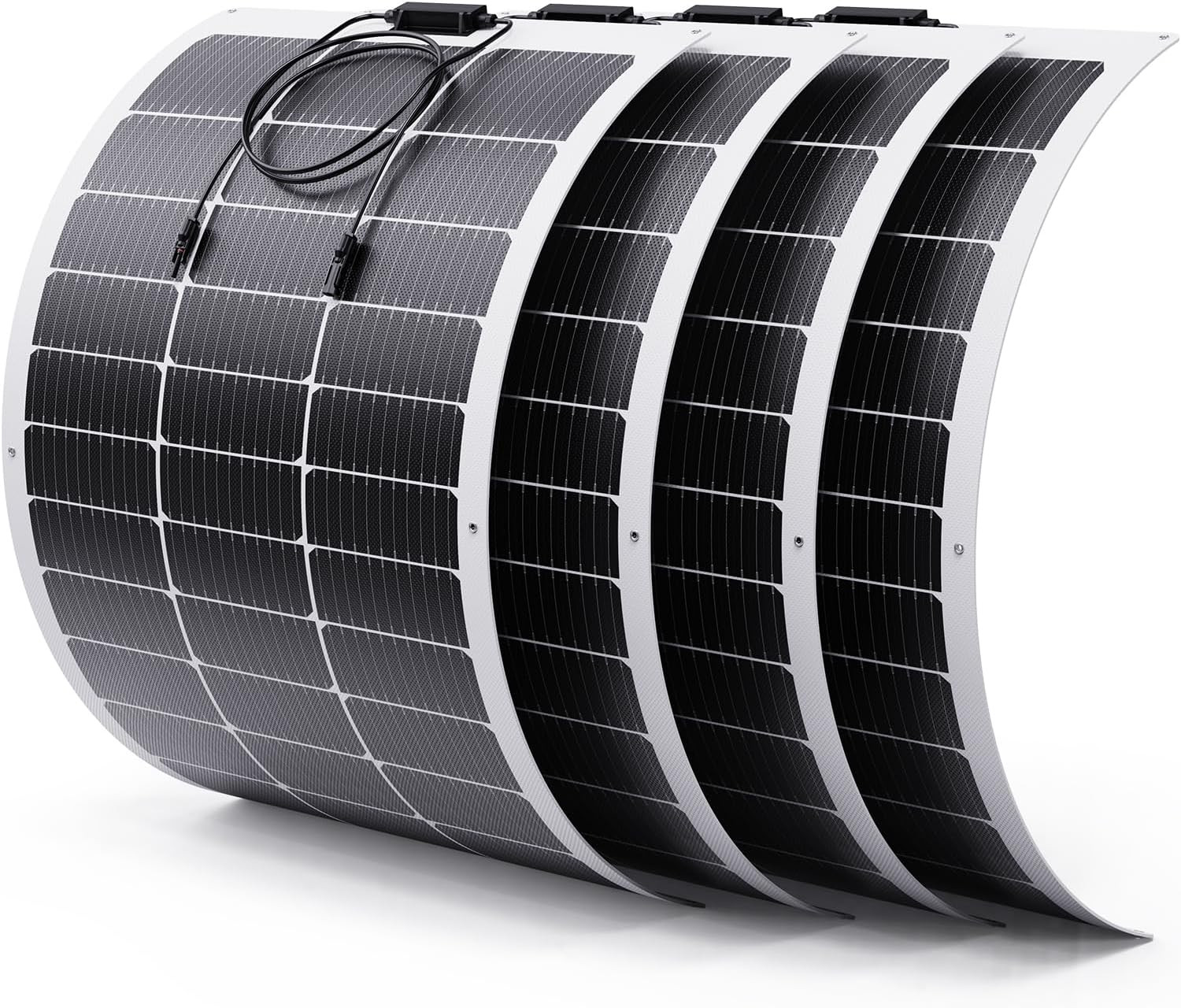 400W Flexible Solar Panel, 4PCS 100 Watt 12/24V/36V/48V Portable Solar Panel Kit