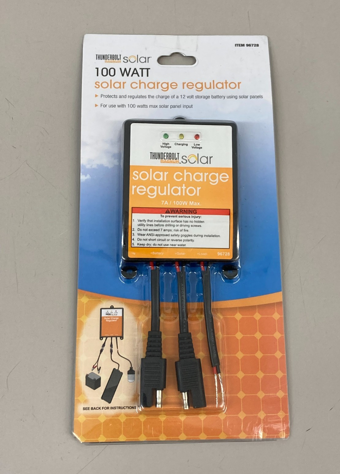 Thunderbolt Magnum Solar 100 Watt Solar Charge Regulator 96728