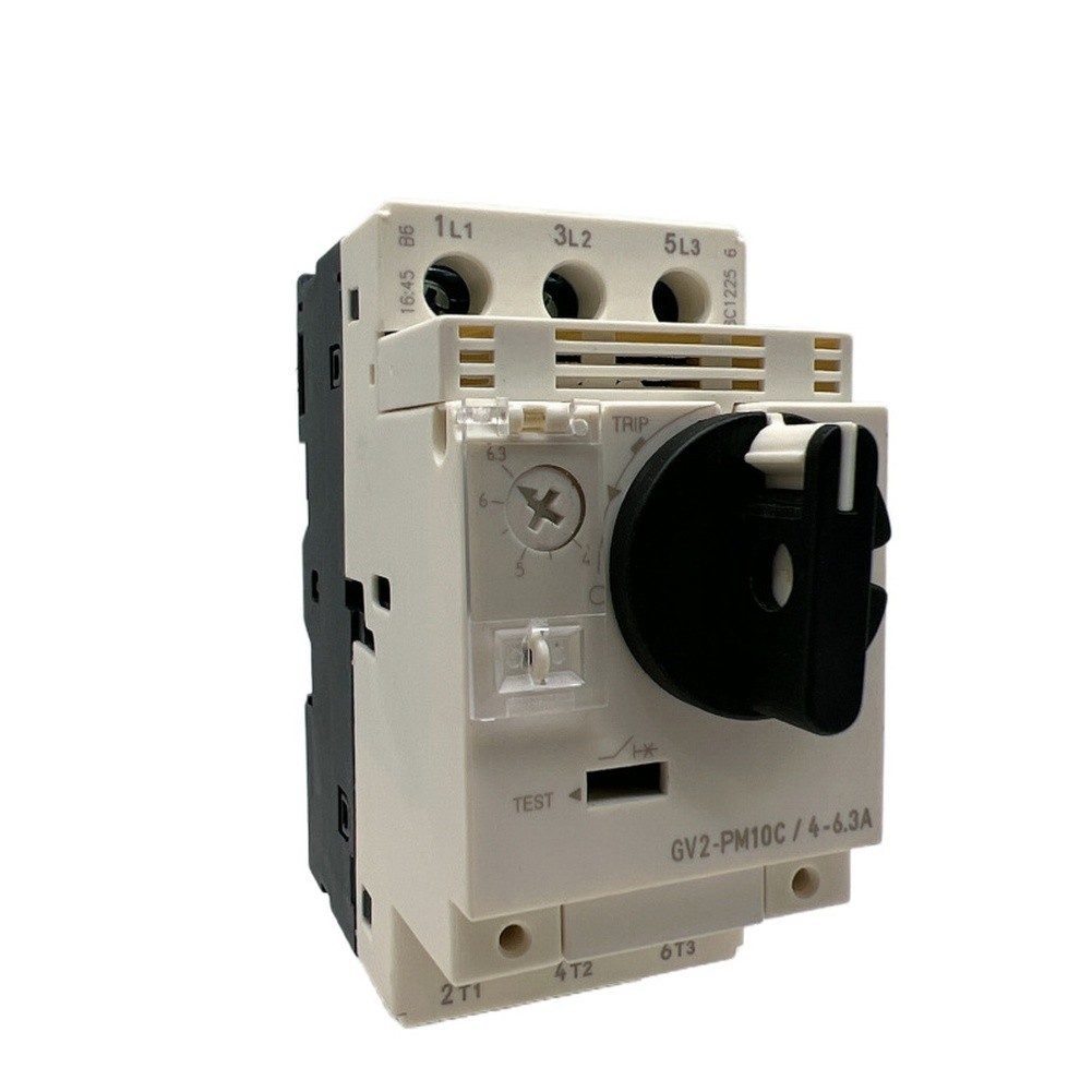 GV2 PM Series Thermal Magnetic Motor Circuit Breaker Adjustable Current Setting