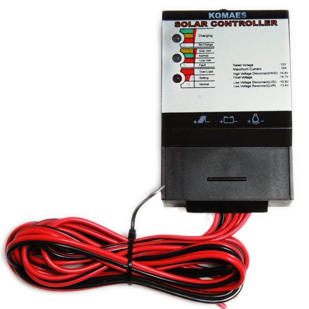 12 volt 10 amp solar panel battery charge controller
