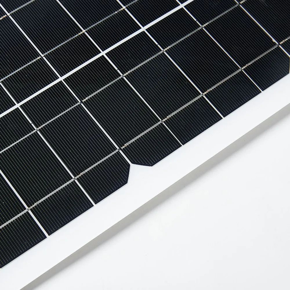 10W Solar Panel Kit for Phones RV Batteries 42cm x 19cm Monocrystalline