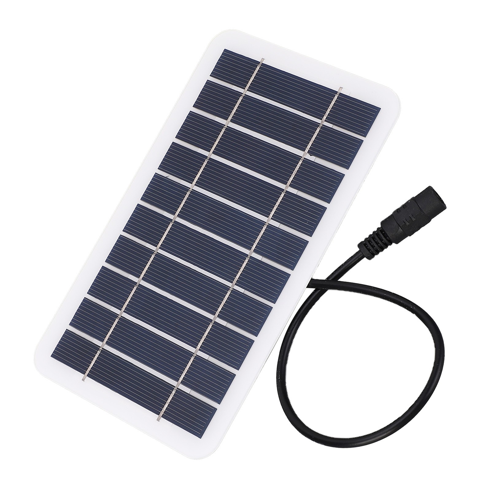 2W 5V Small Solar Panel Monocrystalline DC5521 Output Waterproof Dustproof PFWM
