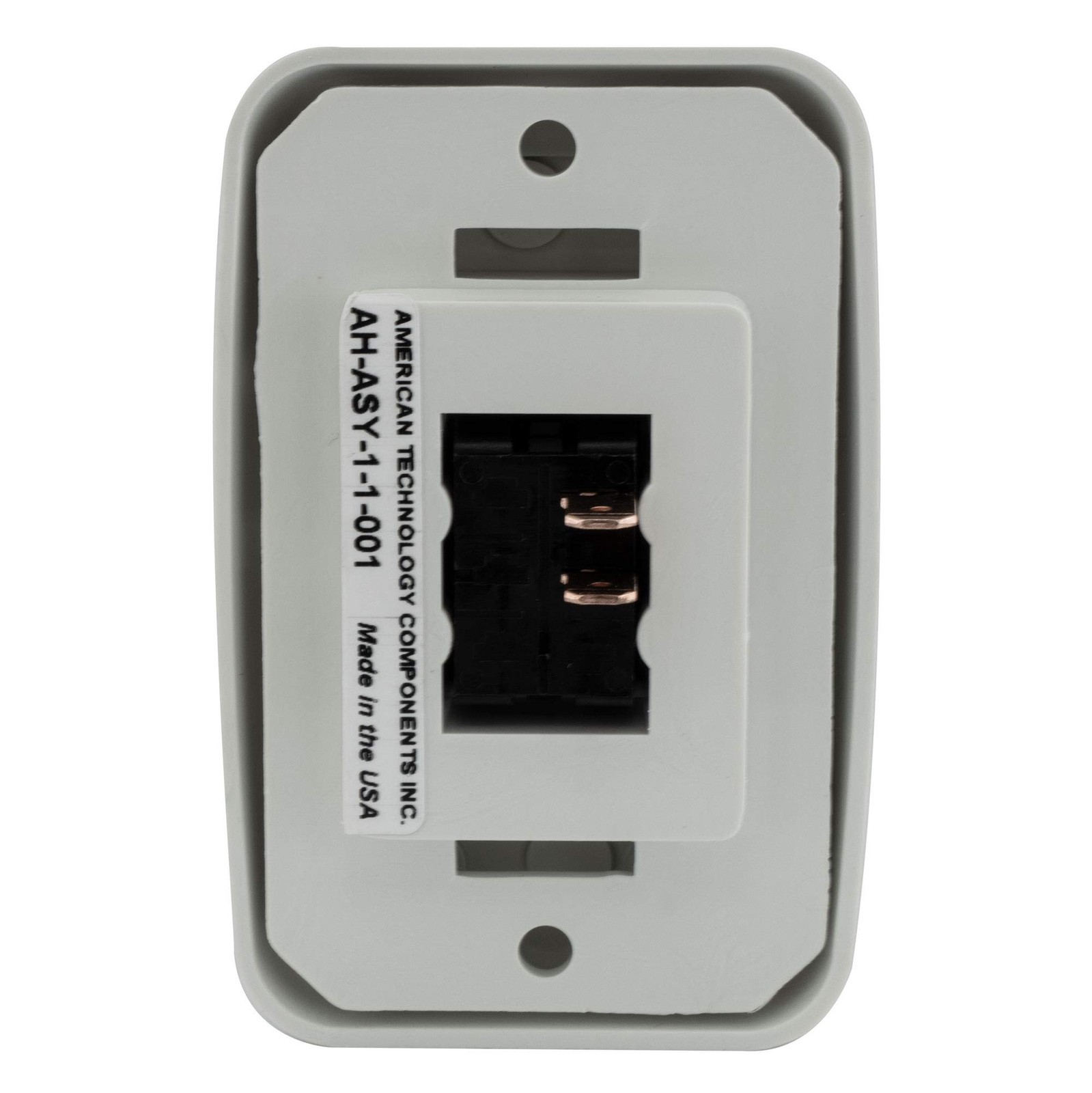 Single SPST On-Off Switch with Bezel, 12-Volt, for RV, Trailer, Camper (White)