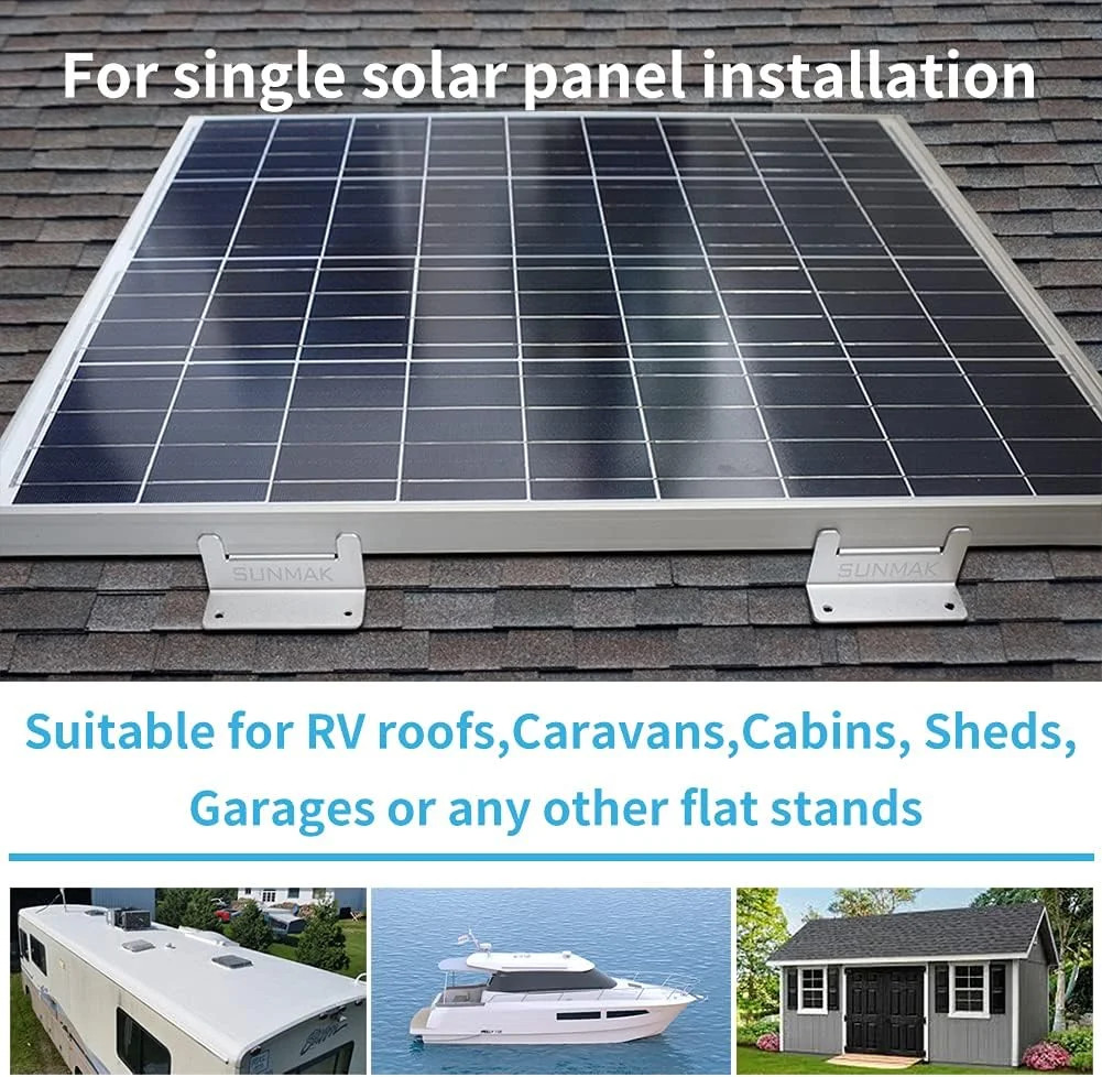 16 Units per Set Solar Panel Mounting Z Brackets, Solar Panel Mounting Brackets
