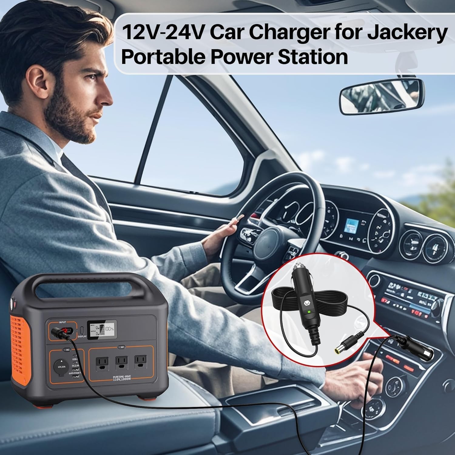 Charger Jackery Portable Power Station Explorer 1000 300 500 880 550 290 240 160