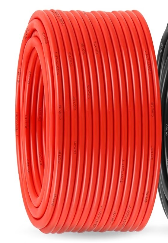 8AWG Tinned Copper Solar Panel Cable 150FT Red ONLY Solar Panel Wire 8 Gauge NEW