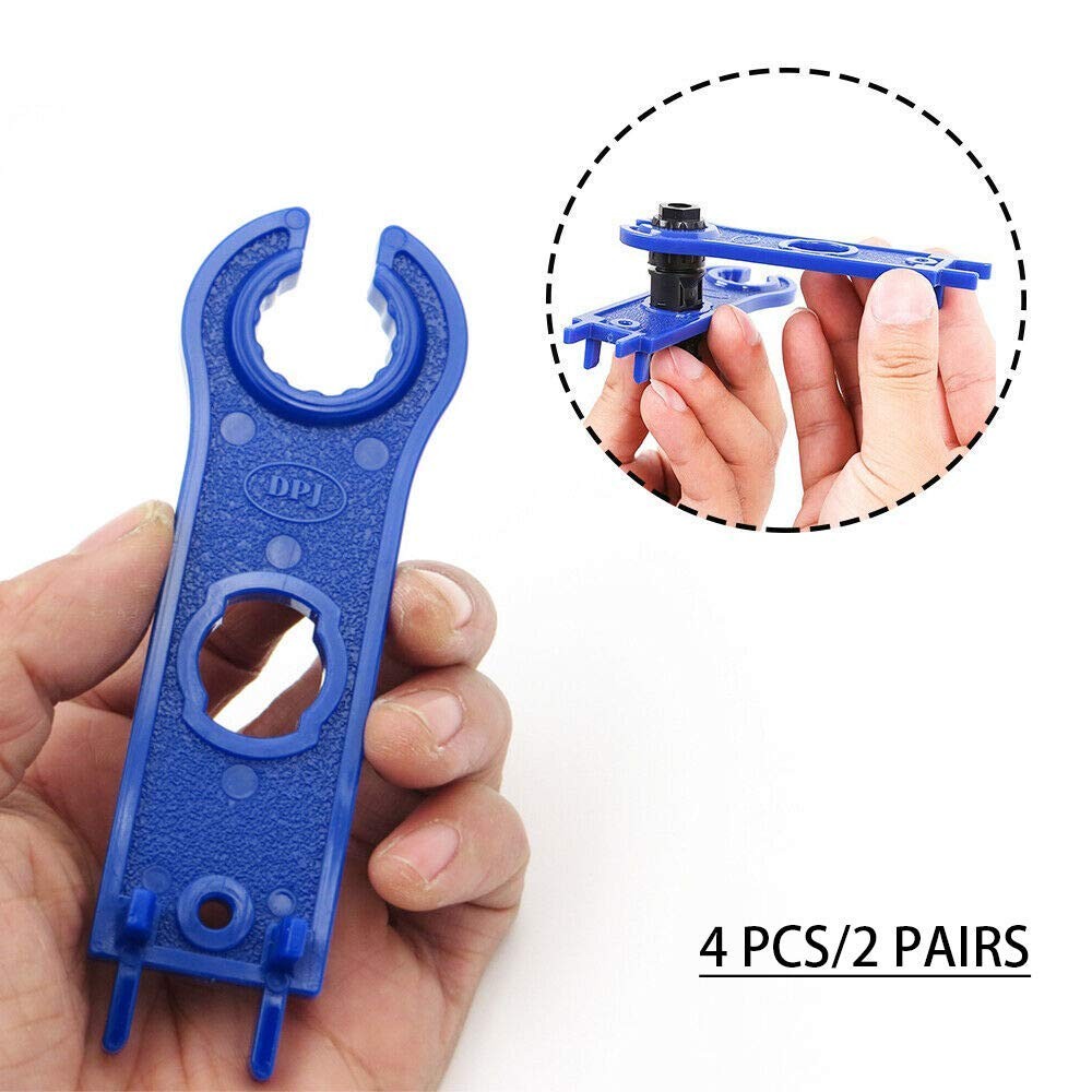 2Pcs Solar Panel Connector Wrenches for MC4 Connectors – Quick Plug Socket Tool