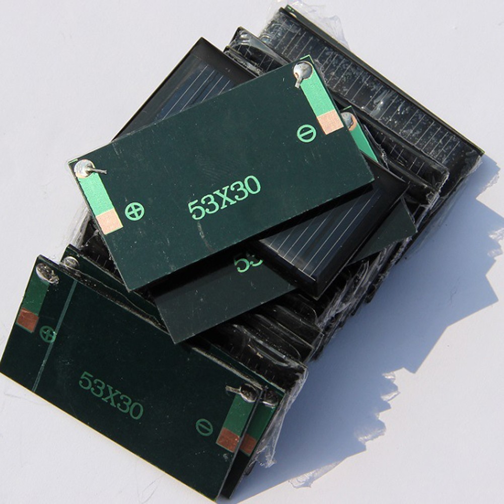 Wholesale Bundle Pack Of 10 Small Solar Panels 5V 30mA DIY Electronics Kit/new~