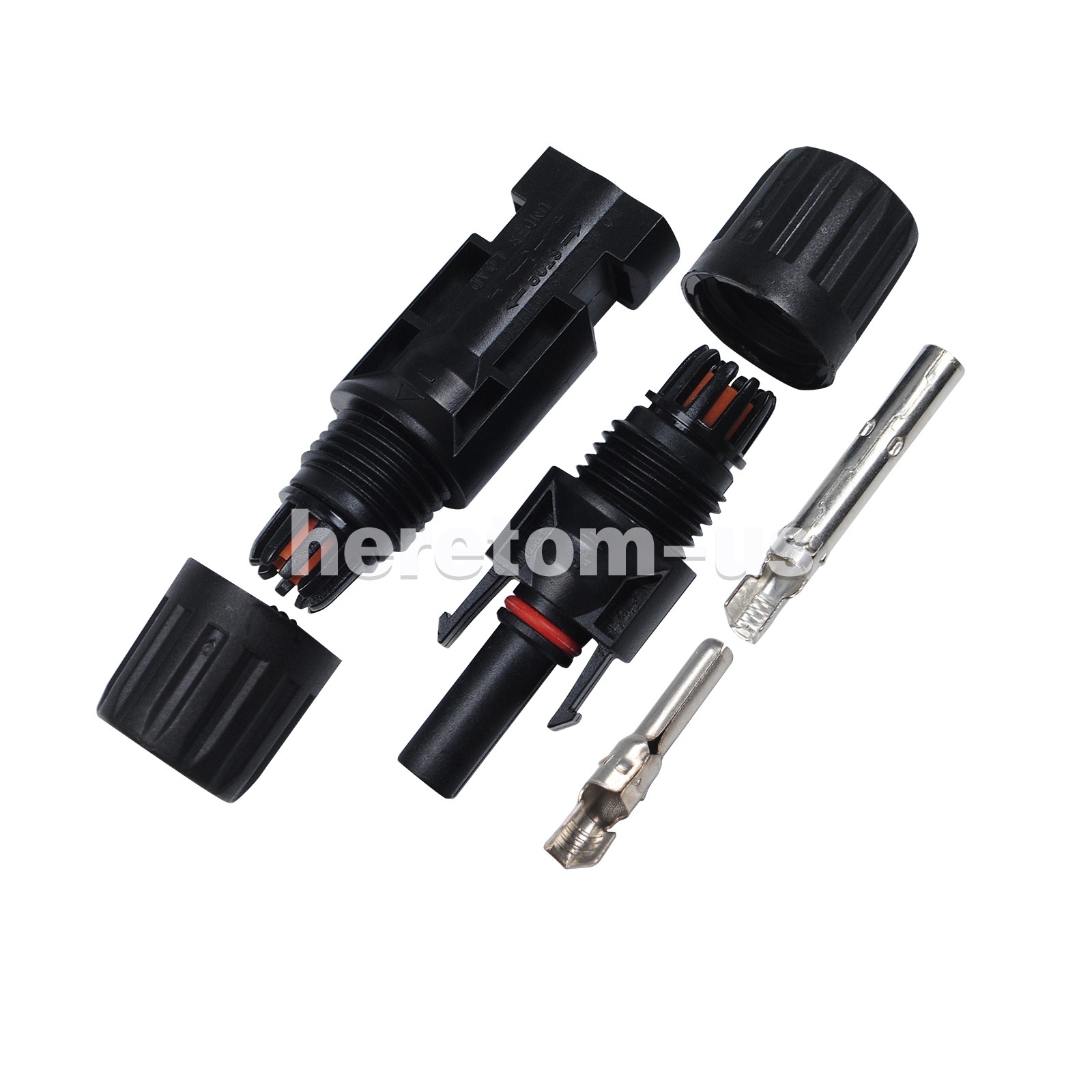 10 Pair Male Female M/F Wire Cable Connectors Solar Panel Adapter 30A Waterproof