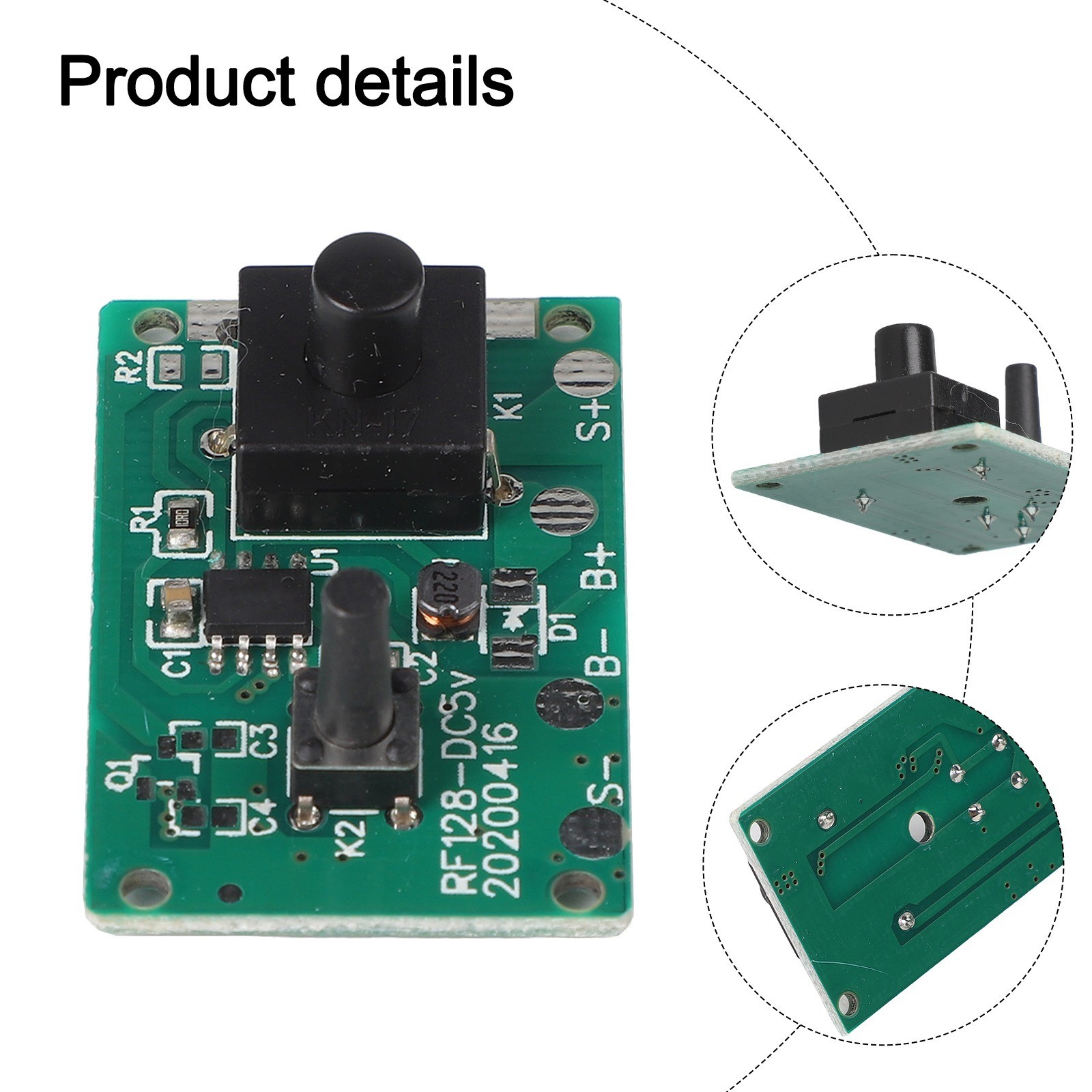 1 2V Solar Light String Circuit Board with Clear Installation Instruction