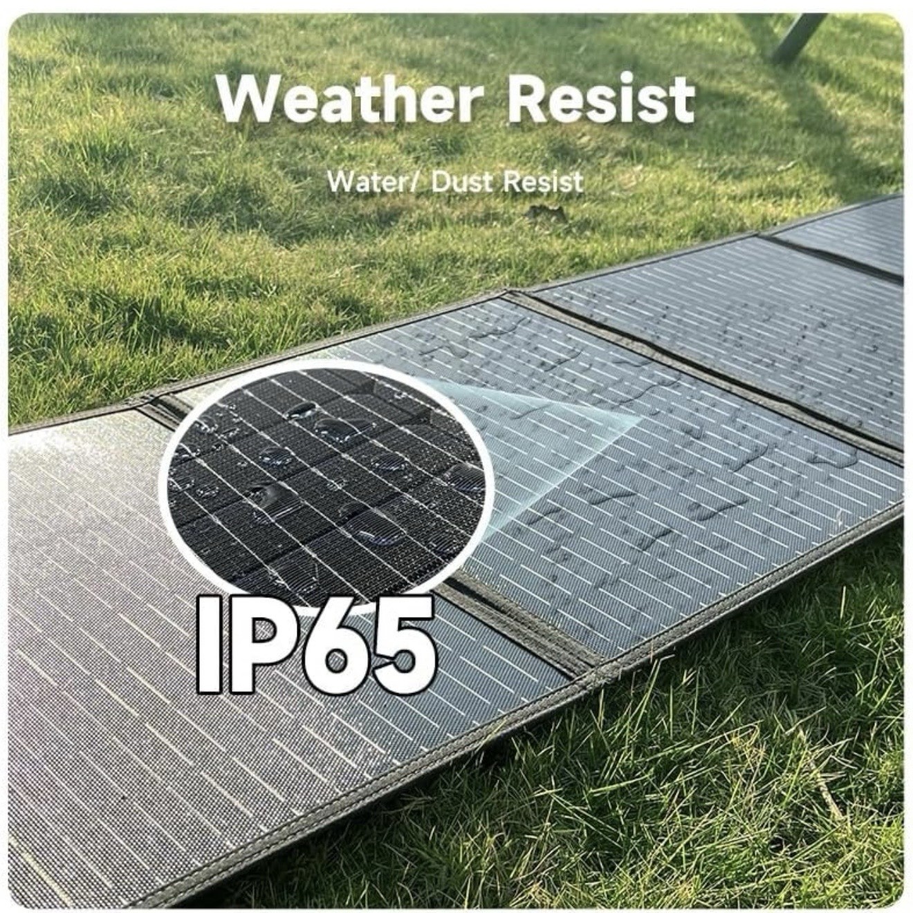Powerwin PWS220 220W Foldable Monocrystalline Solar Panel Kit Weather Resistant