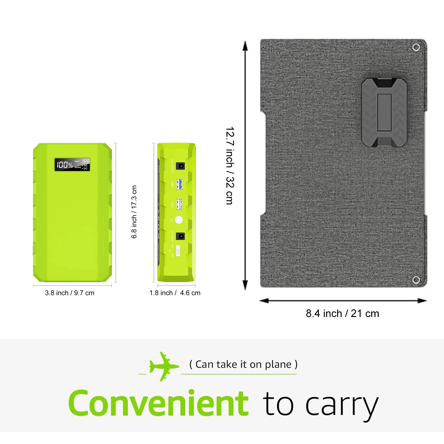 Portable Power Bank Mini Solar Generator with 30W Solar Panel Kit for Camping