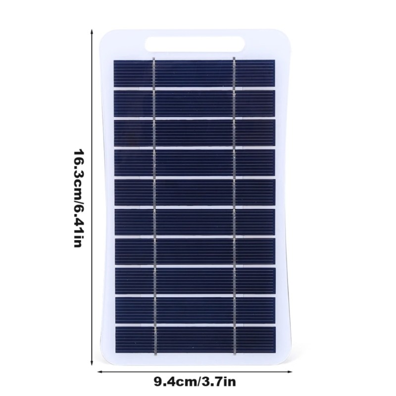 Green Charging Solution 5V 2W Solar Panel USB Charger for Outdoor Electronics