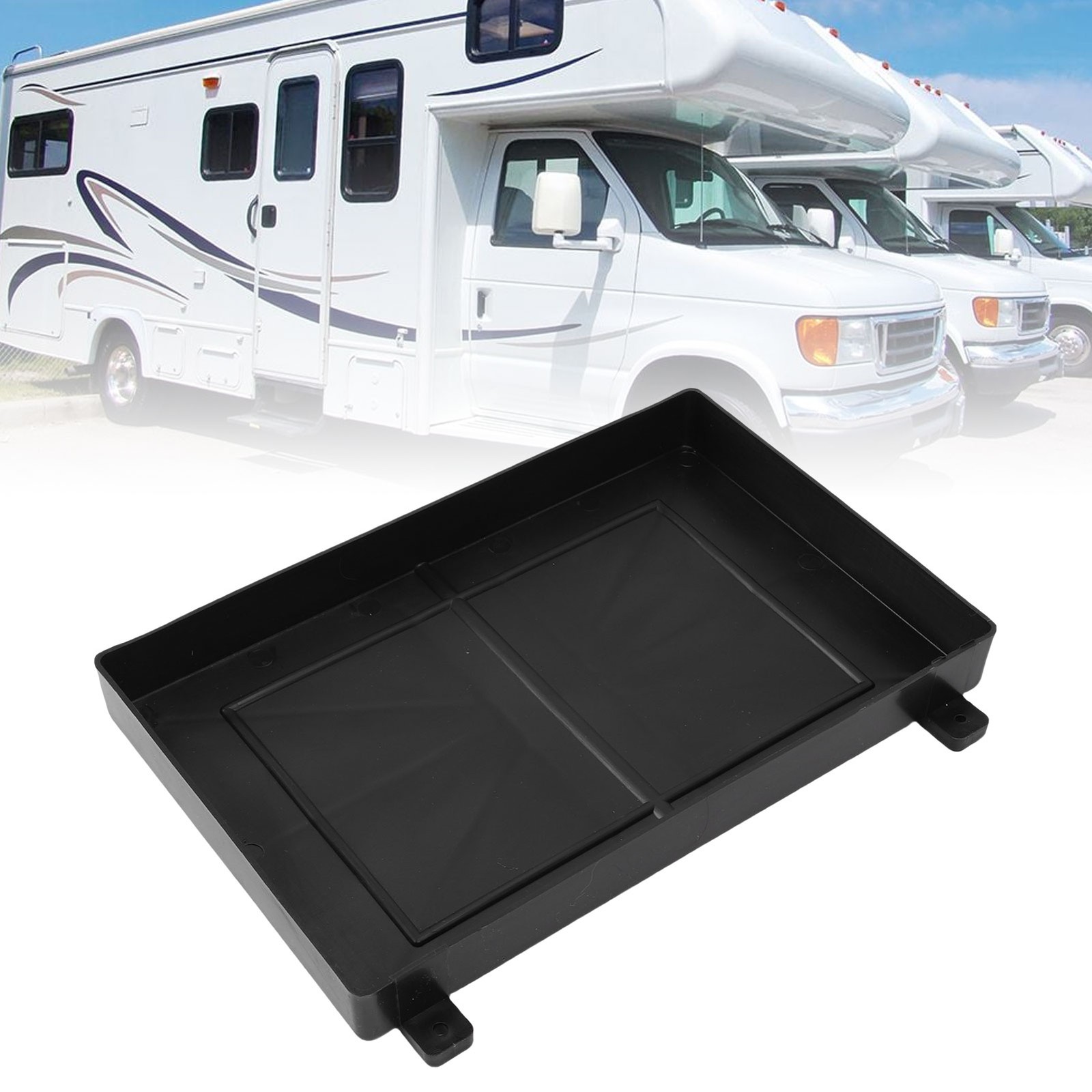Marine Battery Tray 12V Portable Non Slide Boat Battery Holder With Hold Do LYND