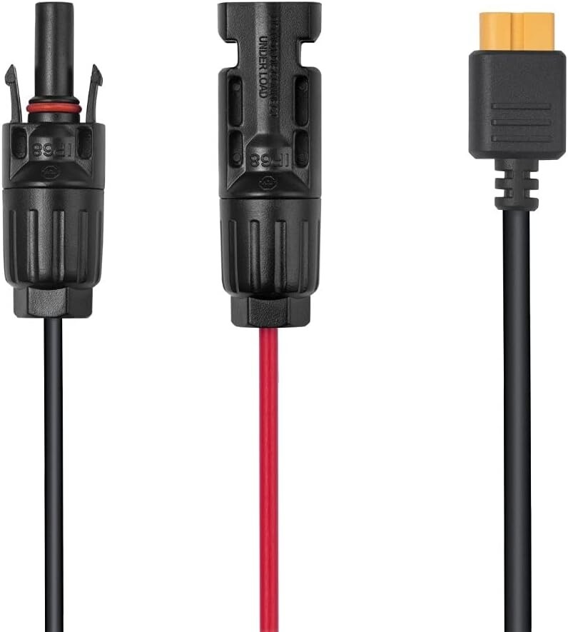 EcoFlow Solar Charge Cable Solar Connector to XT60 Adapter Connector (3.5M/11Ft)