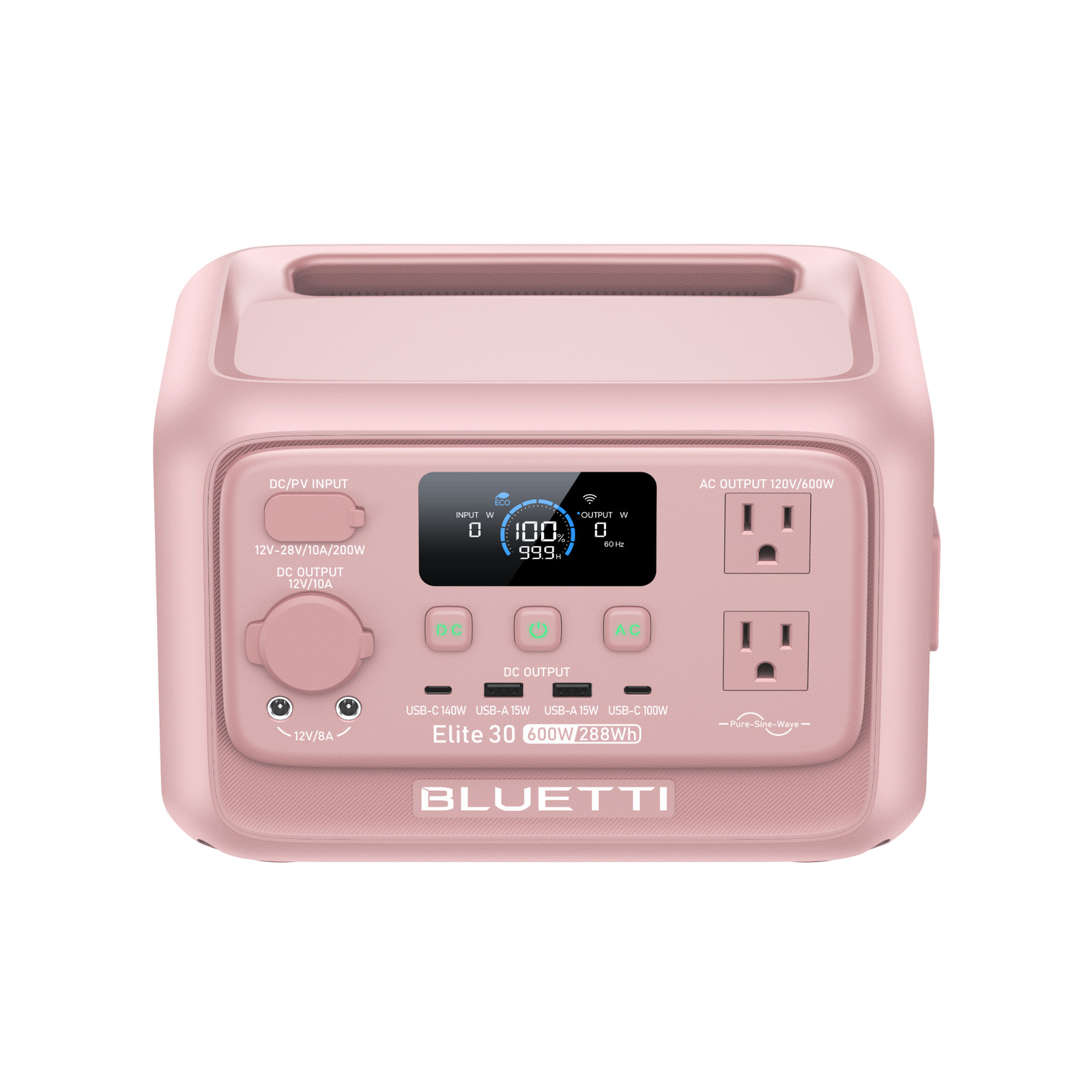 BLUETTI Elite 30 V2+100W Solar Panel 288Wh Portable Power Station LFP for Trip