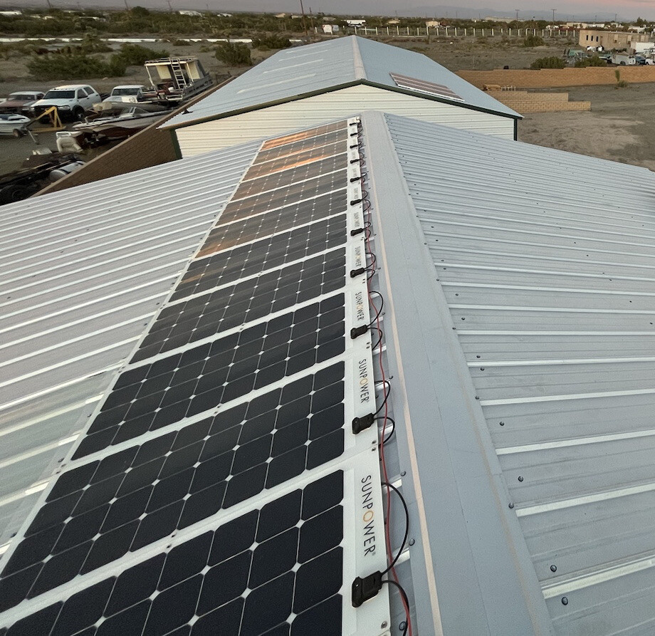 100 Watt Flexible Lightweight Solar Panel By Sunpower 100W (Cosmetic Defects)