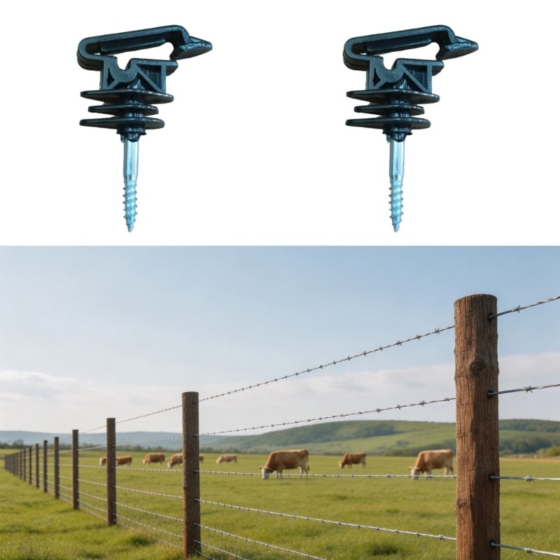 Farm Rope Guide Piece with Screw-In Post Mount Design Daily Use