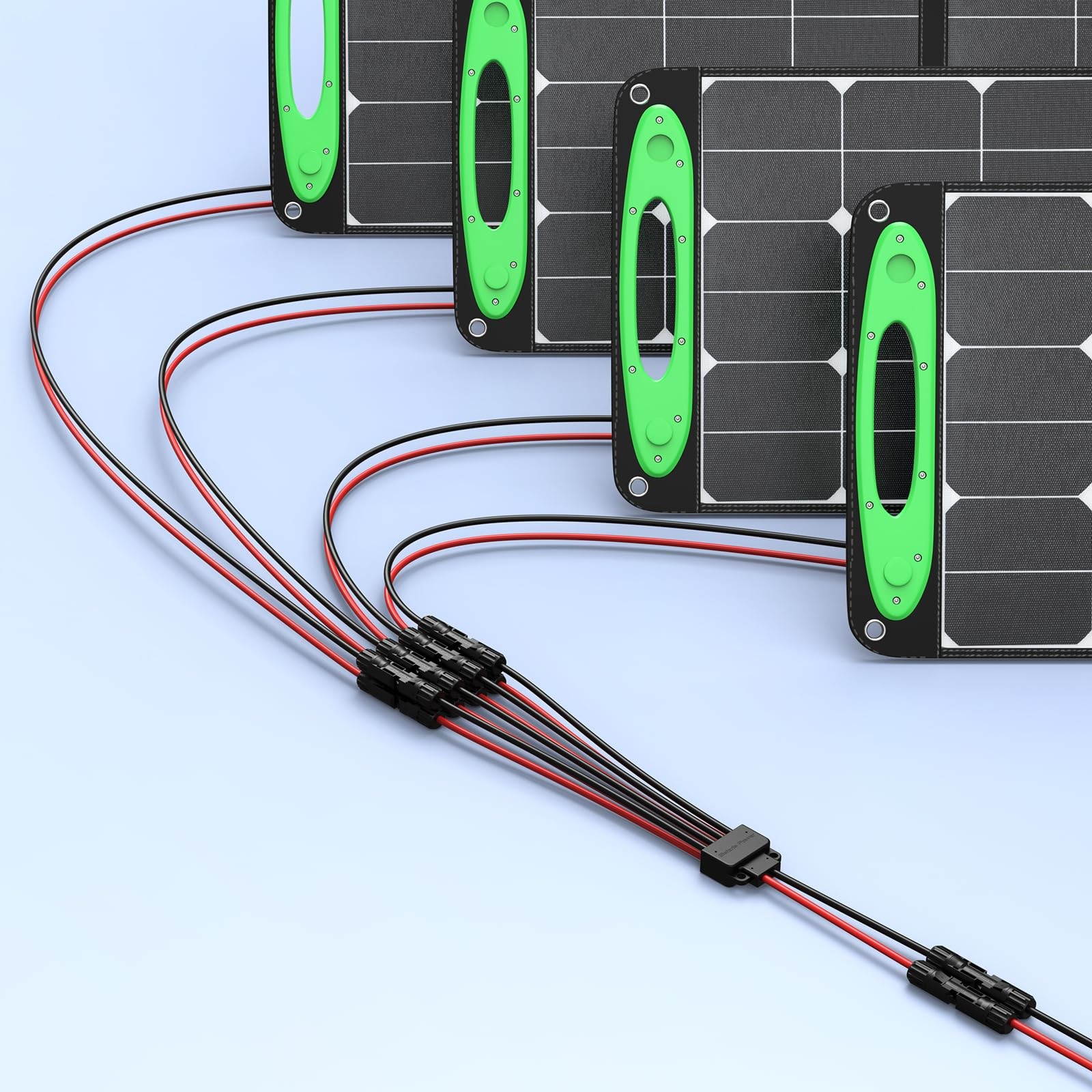 Solar Y Branch Connectors 30A 1000V DC Parallel Cable 2PCS – Connect 4 Solar