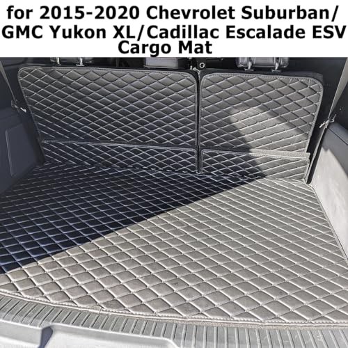 Cargo Mat Compatible with 2015 for 2015-2020 Suburban/Yukon XL/Escalade ESV