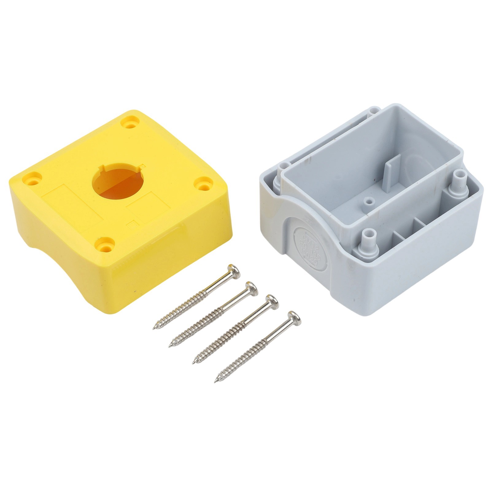 Industrial Push Button Control Box IP65 Waterproof ABS+PC Material Yellow