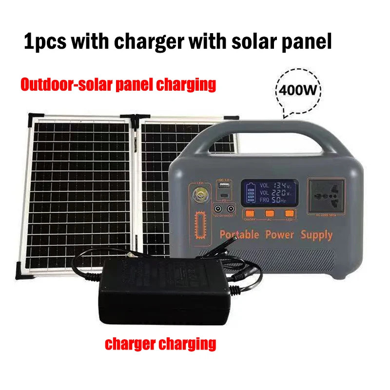 400W Portable Power Station Solar Generator 220V 192Wh Lifepo4 Power Bank for Ca