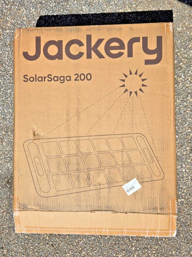 (2) NEW Jackery SolarSaga 200W Portable Solar Panels