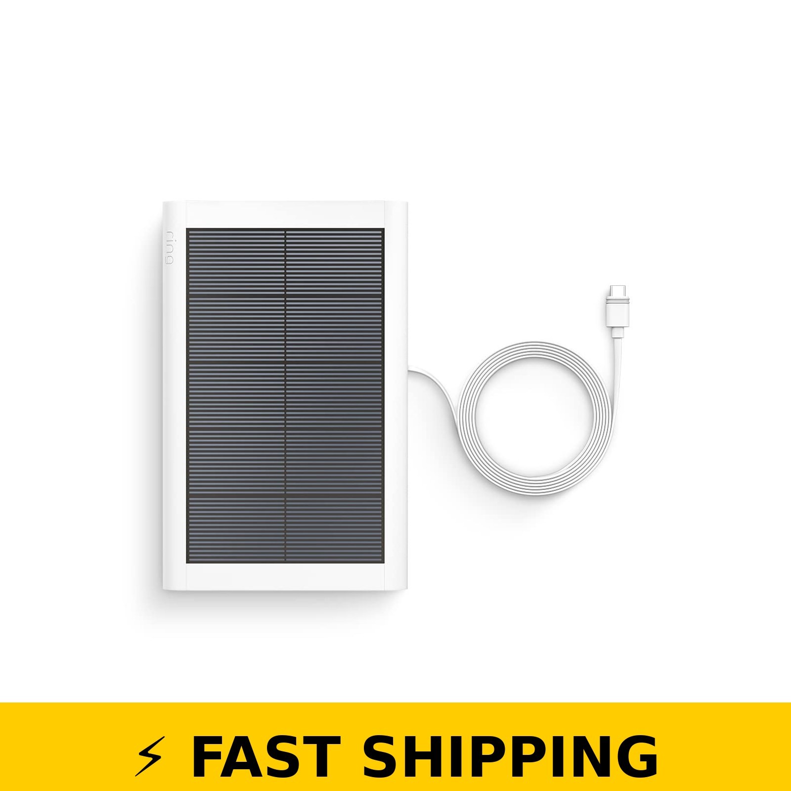 Ring Small Solar Panel for Outdoor Security Cameras – White