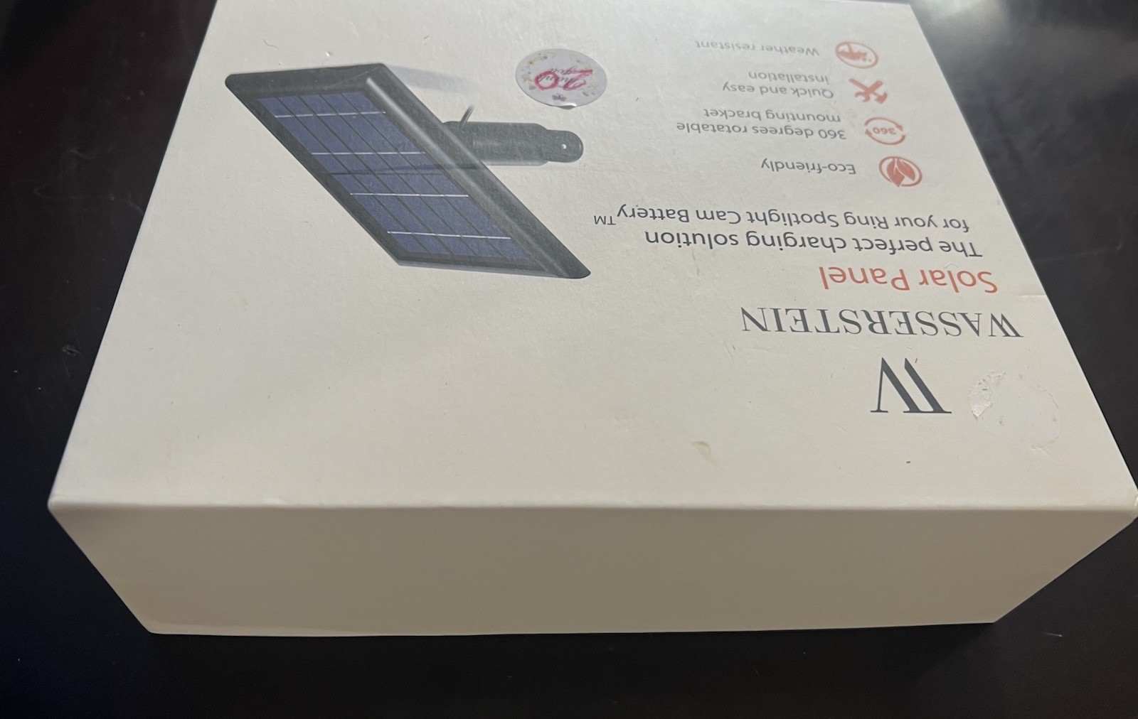 Wasserstein Solar Panel NIB (4348A) Blink Compatible