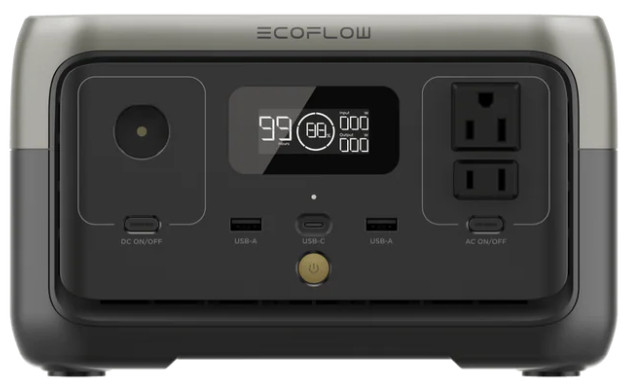 EcoFlow RIVER 2 US/Black/356Wh/300W(600W) 120V Portable Power Station