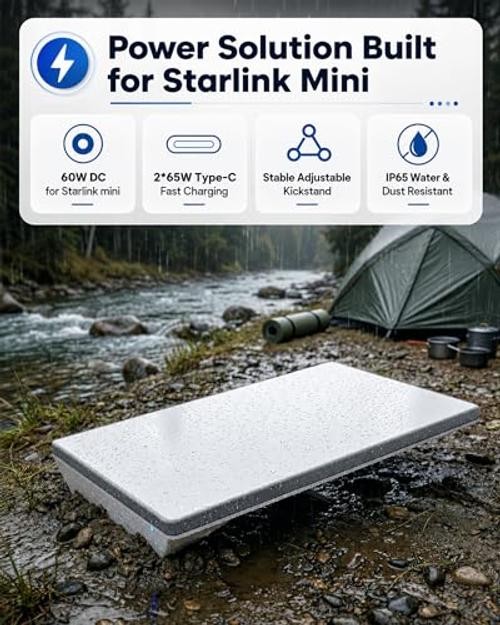 Starlink Mini Battery Pack 99Wh 27600mAh Portable Power Bank – Air Travel