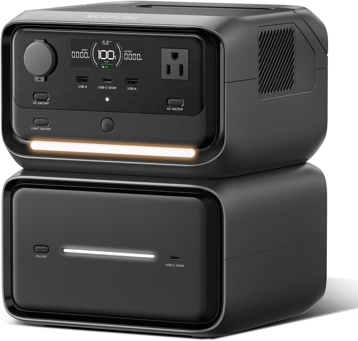 EF ECOFLOW Portable Power Station River 3 plus with EB600 Extra Battery, Expand