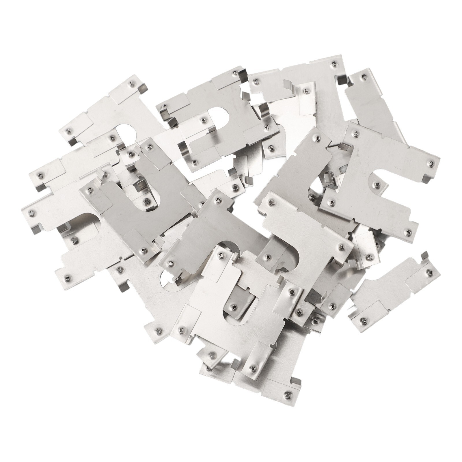 20pcs Earth Plate Grounding Clip Solar Panels PV Roof Fitting Stainless Steel