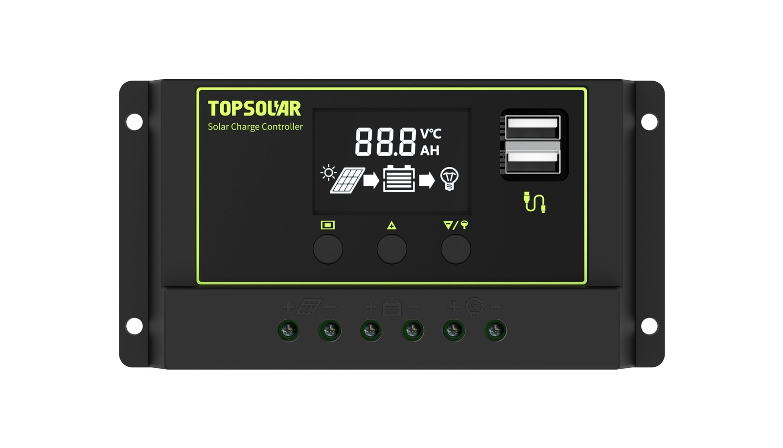 Topsolar 100W 12V Solar Panel Kit Battery Charger 100 Watt 12 Volt Off Grid S…